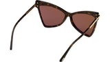 Tallulah FT0767 52E Dark Havana Brown