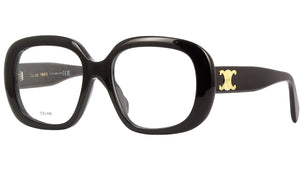 Triomphe Black Geometric Eyeglasses